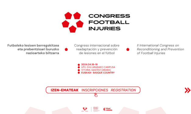 Vitoria-Gasteiz, sede en abril del Congress Football Injuries